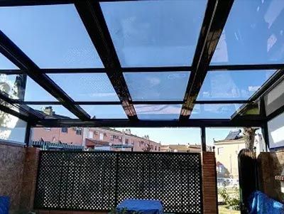 Techos acristalados para patios