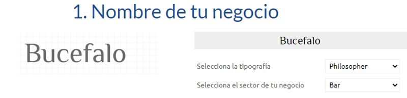Ejemplo de diseño de logo gratis