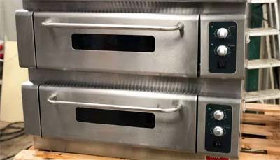 Horno doble para pizzas