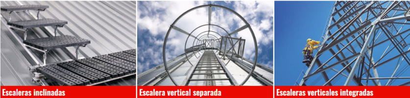 Instalación de escaleras fijas