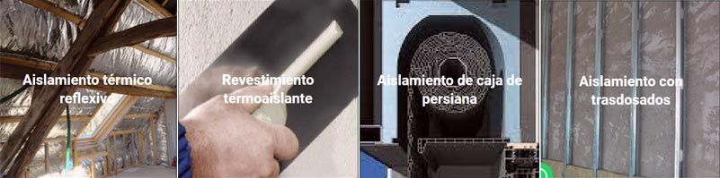 Tipos de aislamientos en Asturias Tipos de aislamientos en Asturias