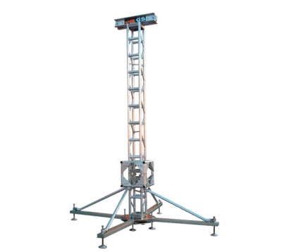 Truss con maquinaria elevación