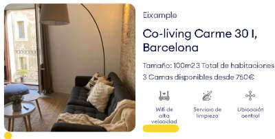Compartir piso en Eixample