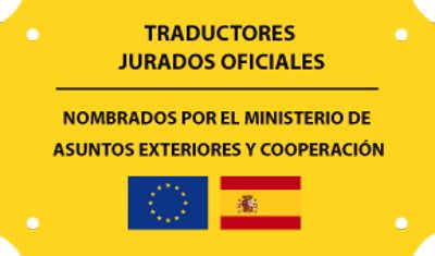 Traductores jurados oficiales