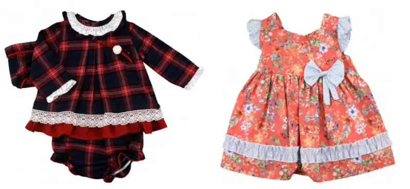 Vestidos verano invierno bebé