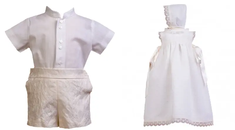 Trajes de bautizo para bebé