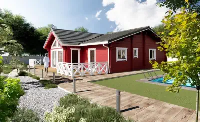 Casa modular de madera