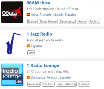 Marketing radios TV online