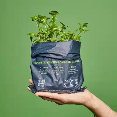 Bolsa compostable para envíos