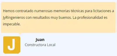 Opiniones JyR Ingenieros