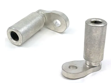 Terminales de aluminio para conexiones a 90º