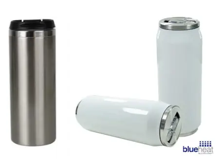 Sublimación sobre latas de acero.