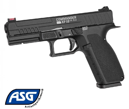 Pistola Airsoft de aire comprimido.