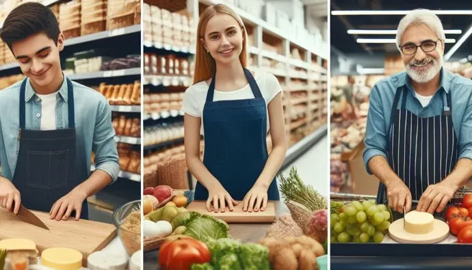 Trabajos en supermercados