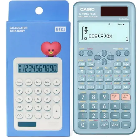 Calculadoras escolares.